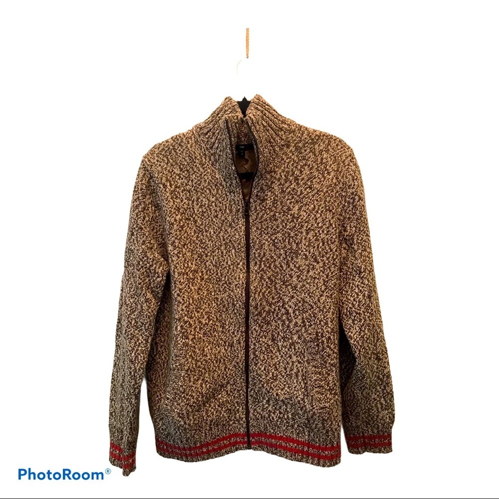 Gap Wool Front Zip Sweater